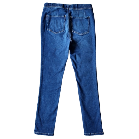 Free People Pull On Elastic Waist High Rise Ankle Skinny Jeans Modern - Picture 3 of 9